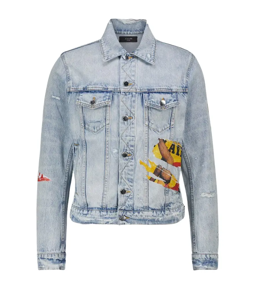 AMIRI Playboy denim trucker jacket