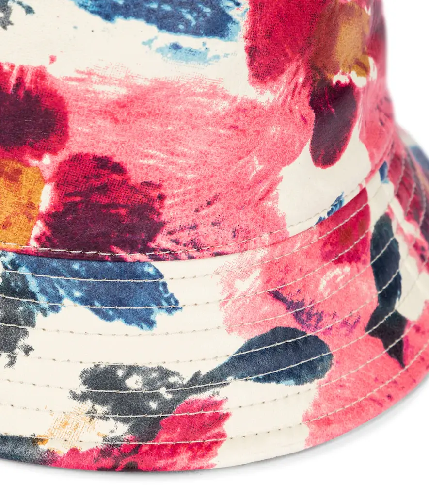Isabel Marant Haley floral leather bucket hat | Thumbnail 2