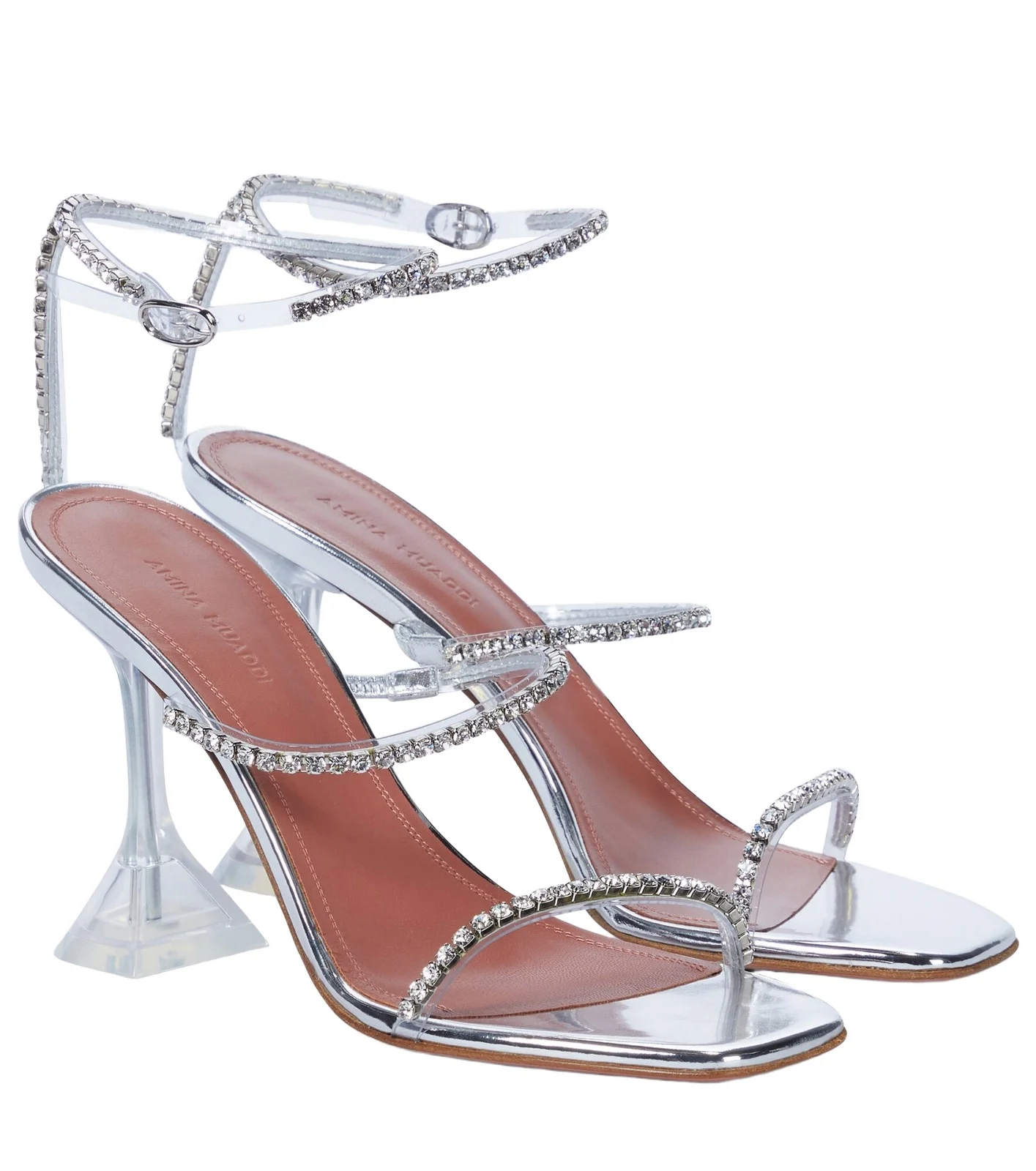 Gilda embellished PVC sandals
