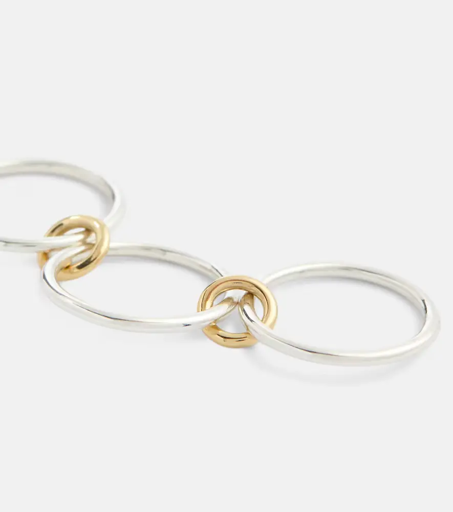 Spinelli Kilcollin Solarium SG 18kt gold and sterling silver linked rings | Thumbnail 3