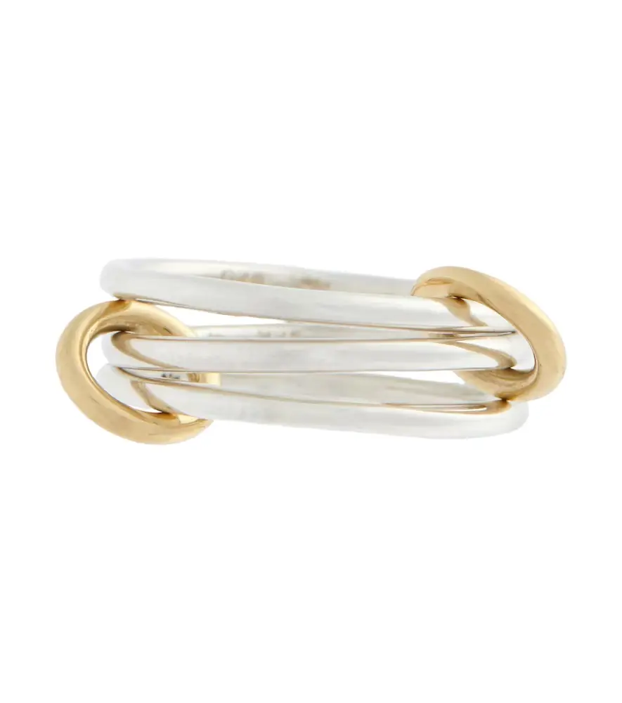 Spinelli Kilcollin Solarium SG 18kt gold and sterling silver linked rings | Image 1 Spinelli Kilcollin Solarium SG 18kt gold and sterling silver linked rings | Image 1