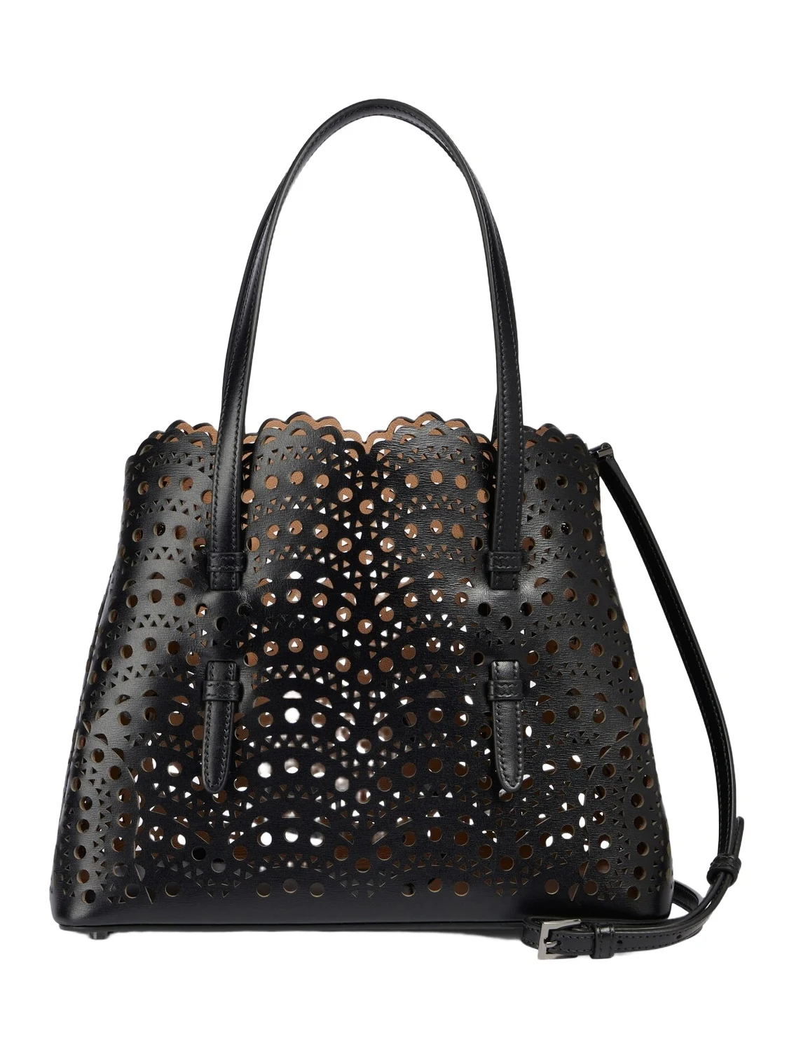ALAÏA ALAÏA Mina 25 Vienne Wave leather top-handle bag