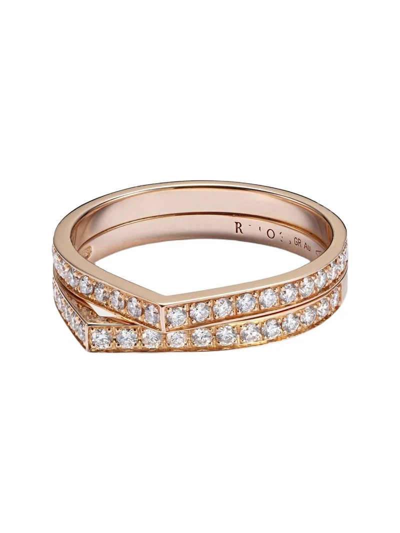 Antifer rose gold ring with diamonds Antifer rose gold ring with diamonds