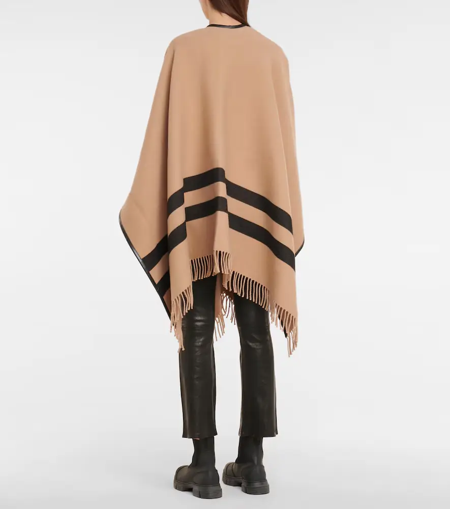 Moncler Wool logo cape | Thumbnail 4 Moncler Wool logo cape | Thumbnail 4