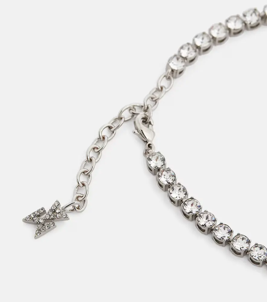 Amina Muaddi Tennis crystal-embellished anklet | Thumbnail 3 Amina Muaddi Tennis crystal-embellished anklet | Thumbnail 3
