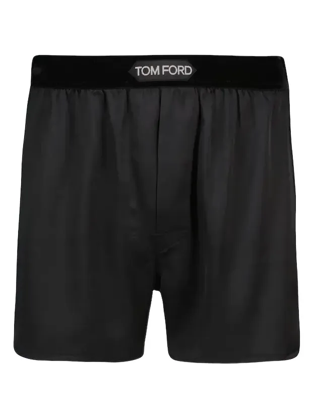 Silk-blend boxers Silk-blend boxers