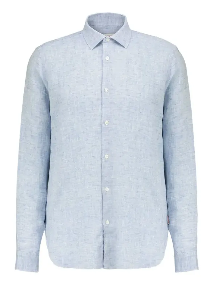 Giles linen long-sleeved shirt Giles linen long-sleeved shirt