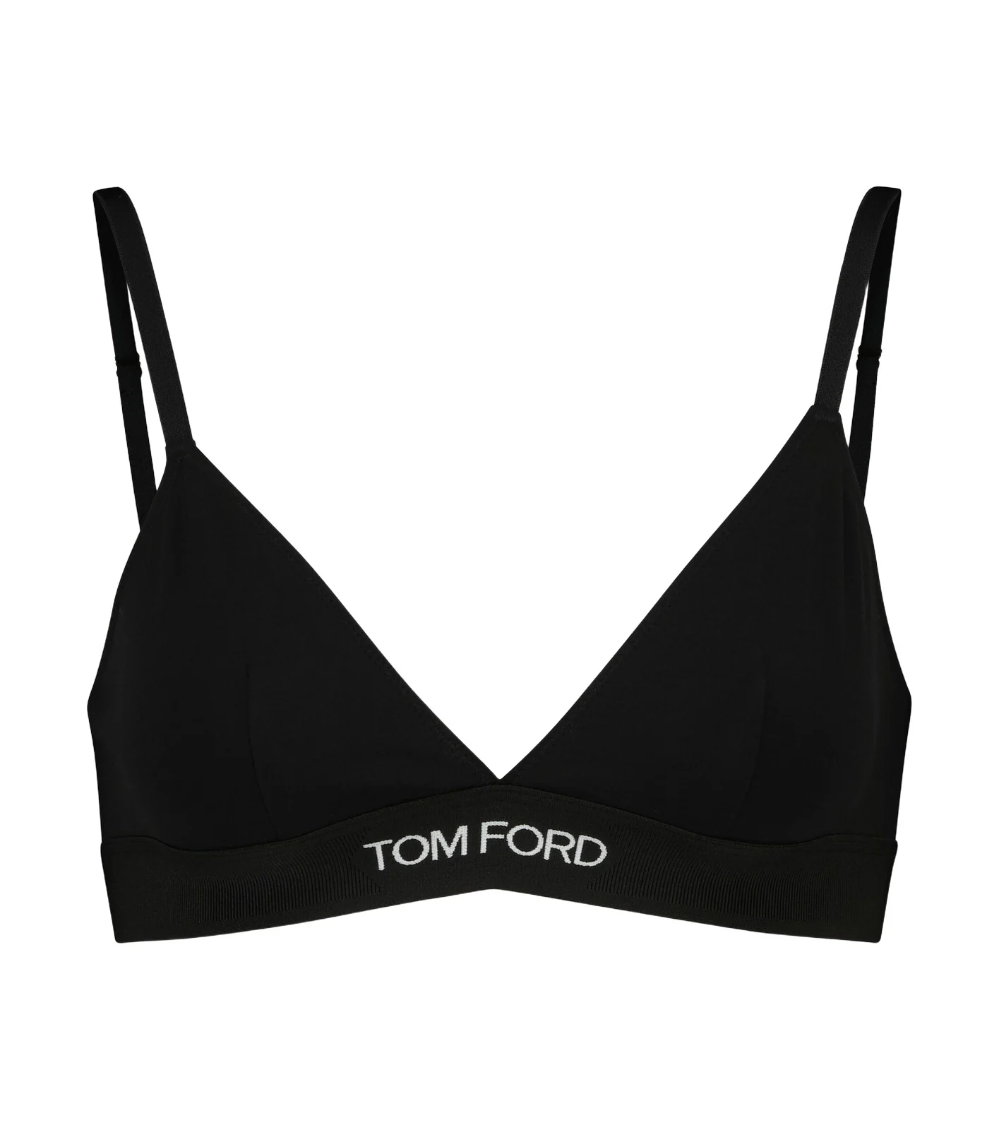Logo stretch-jersey triangle bra Logo stretch-jersey triangle bra