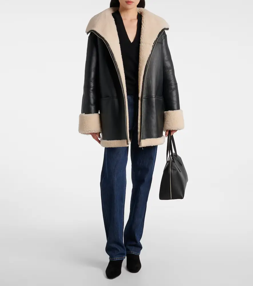 TOTEME Oversized shearling jacket | Thumbnail 5 TOTEME Oversized shearling jacket | Thumbnail 5