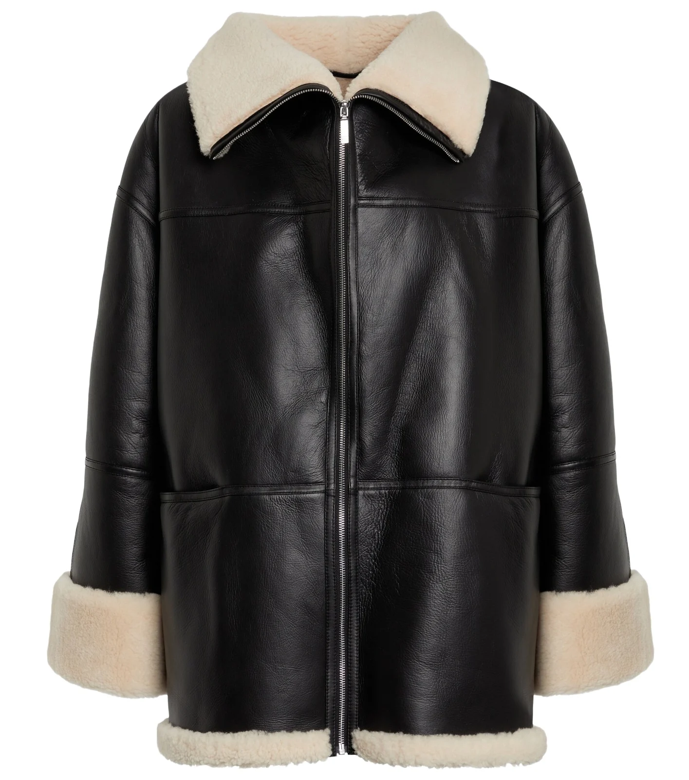 Oversized shearling jacket Oversized shearling jacket
