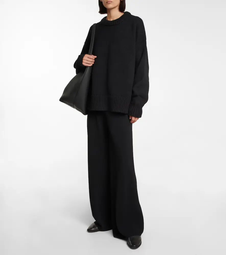 The Row Gala high-rise wide-leg cady pants | Thumbnail 3 The Row Gala high-rise wide-leg cady pants | Thumbnail 3