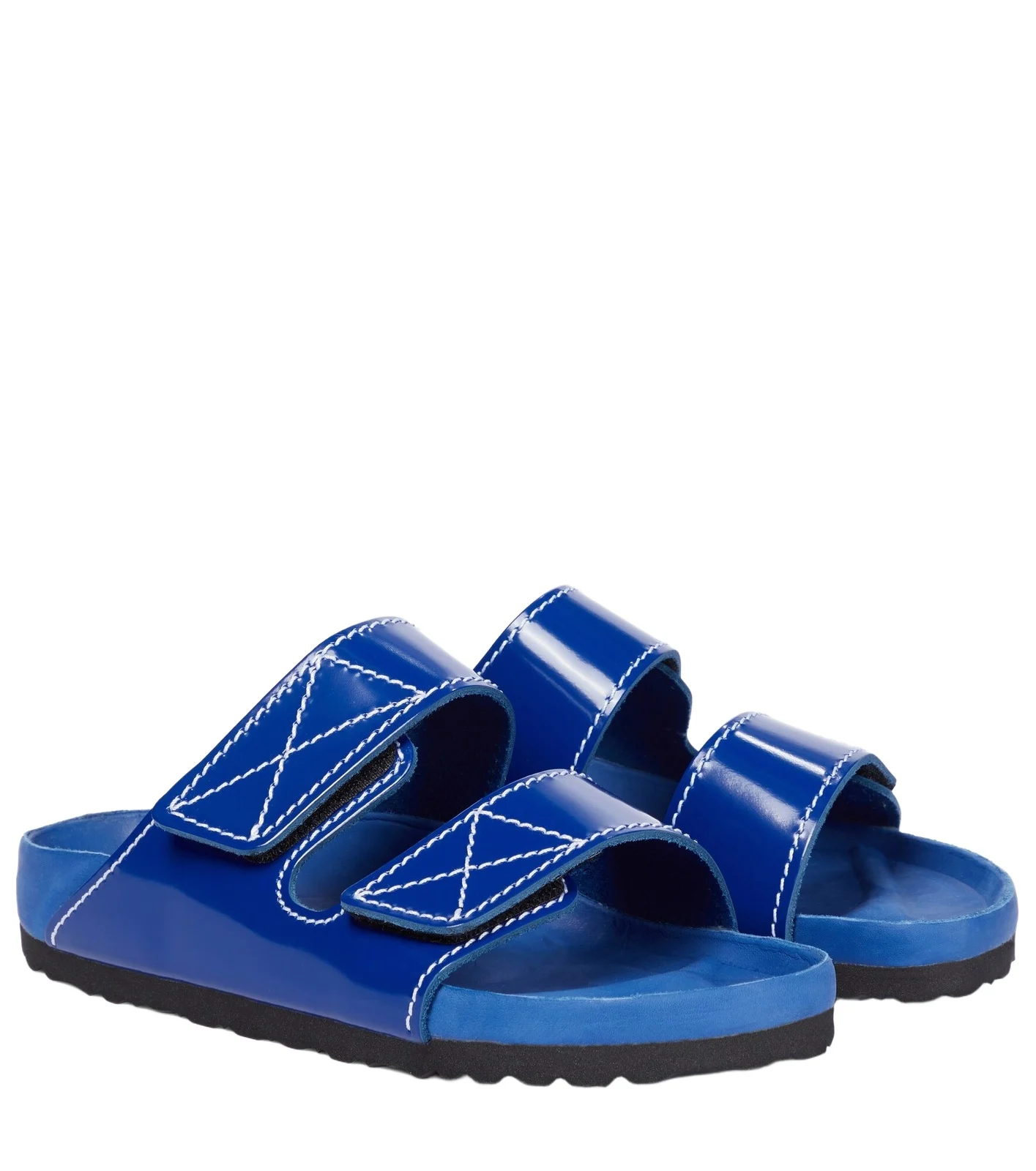 x Birkenstock leather slides
