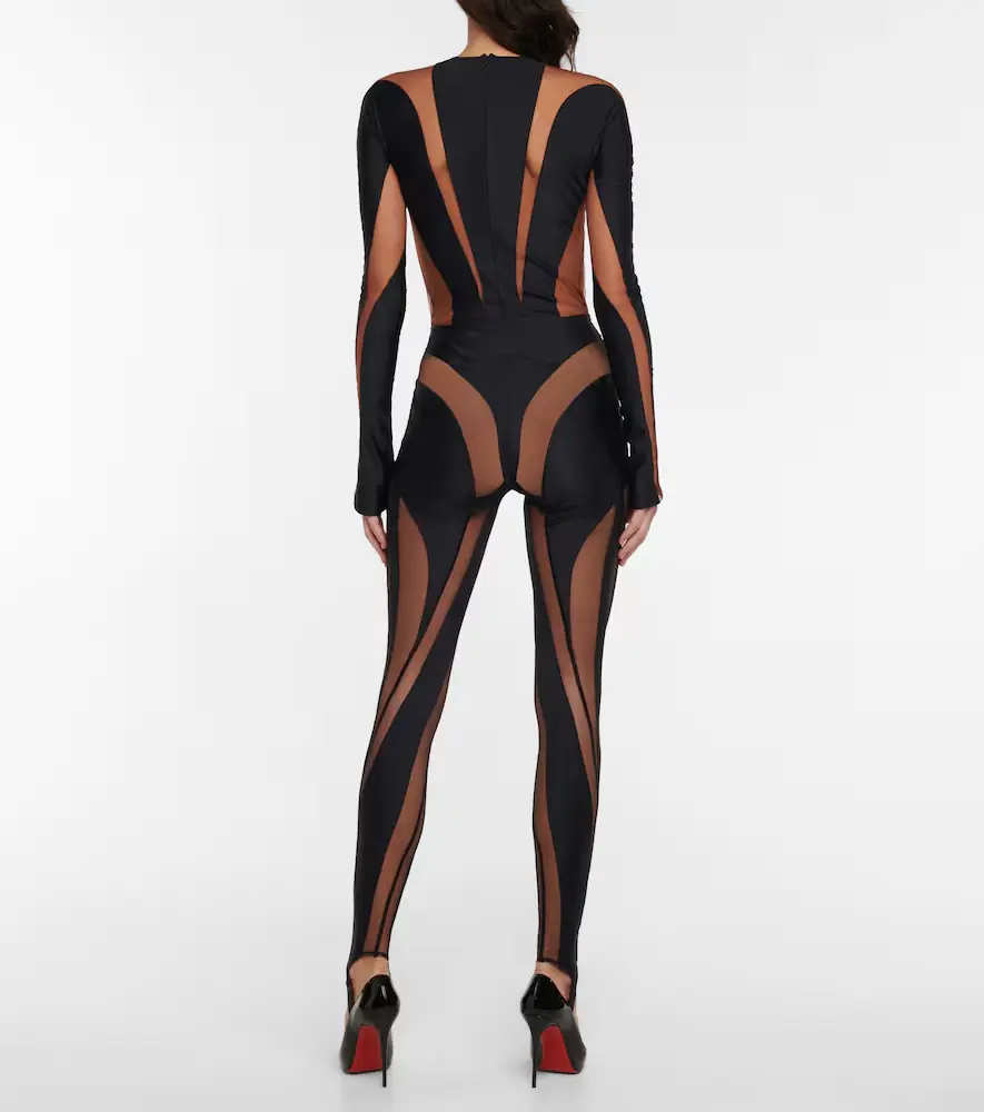 Mugler Paneled bodysuit | Thumbnail 3 Mugler Paneled bodysuit | Thumbnail 3