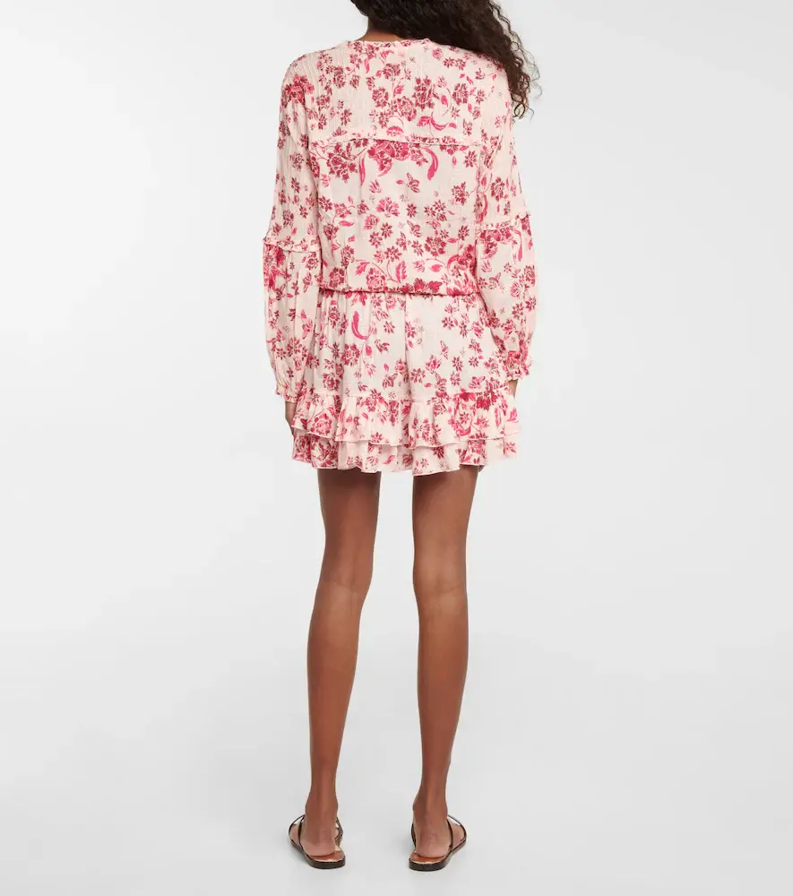 Poupette St Barth Ilona floral minidress | Thumbnail 4 Poupette St Barth Ilona floral minidress | Thumbnail 4