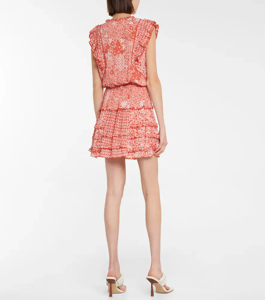 Poupette St Barth Paulina floral minidress | Thumbnail 4 Poupette St Barth Paulina floral minidress | Thumbnail 4
