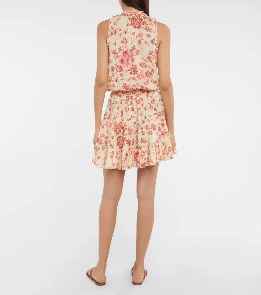 Poupette St Barth Clara floral minidress | Thumbnail 2