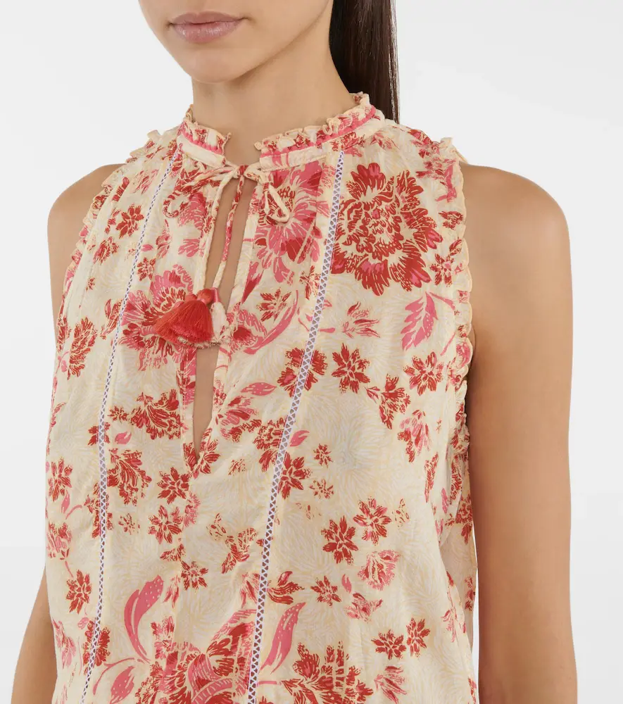 Poupette St Barth Clara floral minidress | Thumbnail 5
