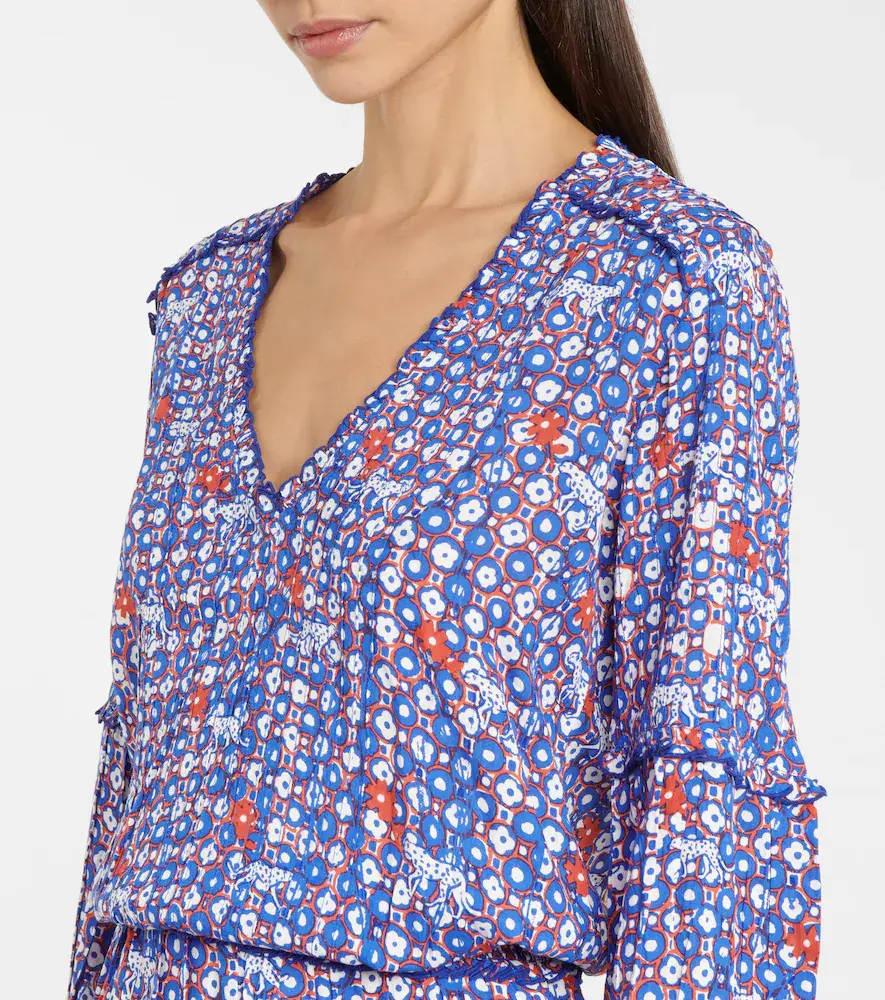 Poupette St Barth Ilona printed minidress | Thumbnail 4 Poupette St Barth Ilona printed minidress | Thumbnail 4