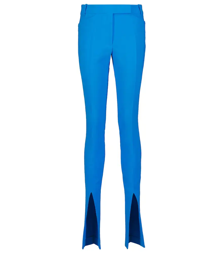 The Attico Freja high-rise techno crêpe pants | Image 1 The Attico Freja high-rise techno crêpe pants | Image 1