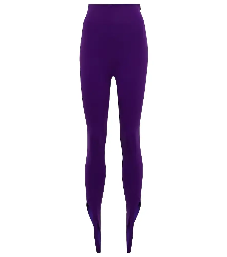 The Attico Jamie high-rise stirrup leggings | Image 1 The Attico Jamie high-rise stirrup leggings | Image 1