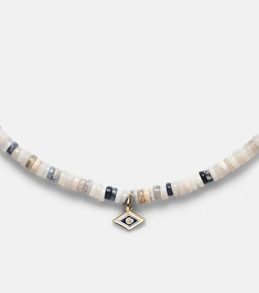 Sydney Evan 14kt yellow gold beaded choker | Thumbnail 3 Sydney Evan 14kt yellow gold beaded choker | Thumbnail 3