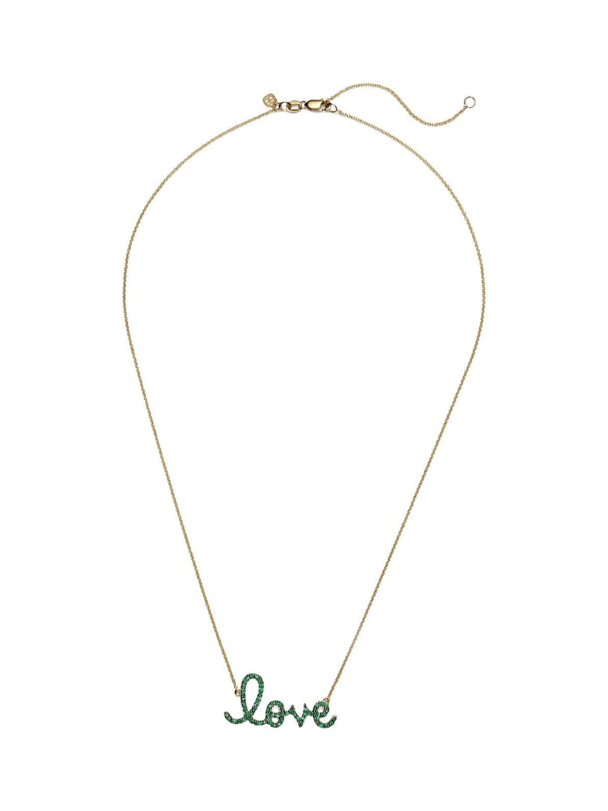 Love 14kt gold necklace with diamonds Love 14kt gold necklace with diamonds