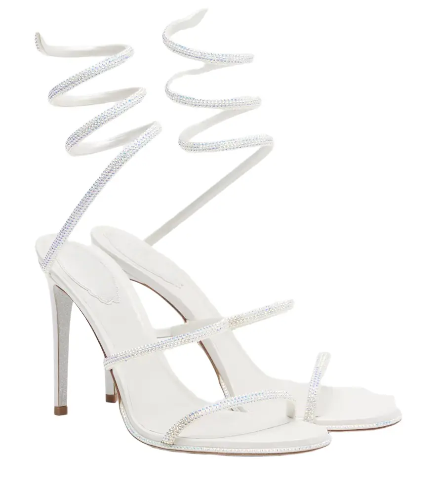 René Caovilla Cleo embellished leather sandals | Image 1 René Caovilla Cleo embellished leather sandals | Image 1