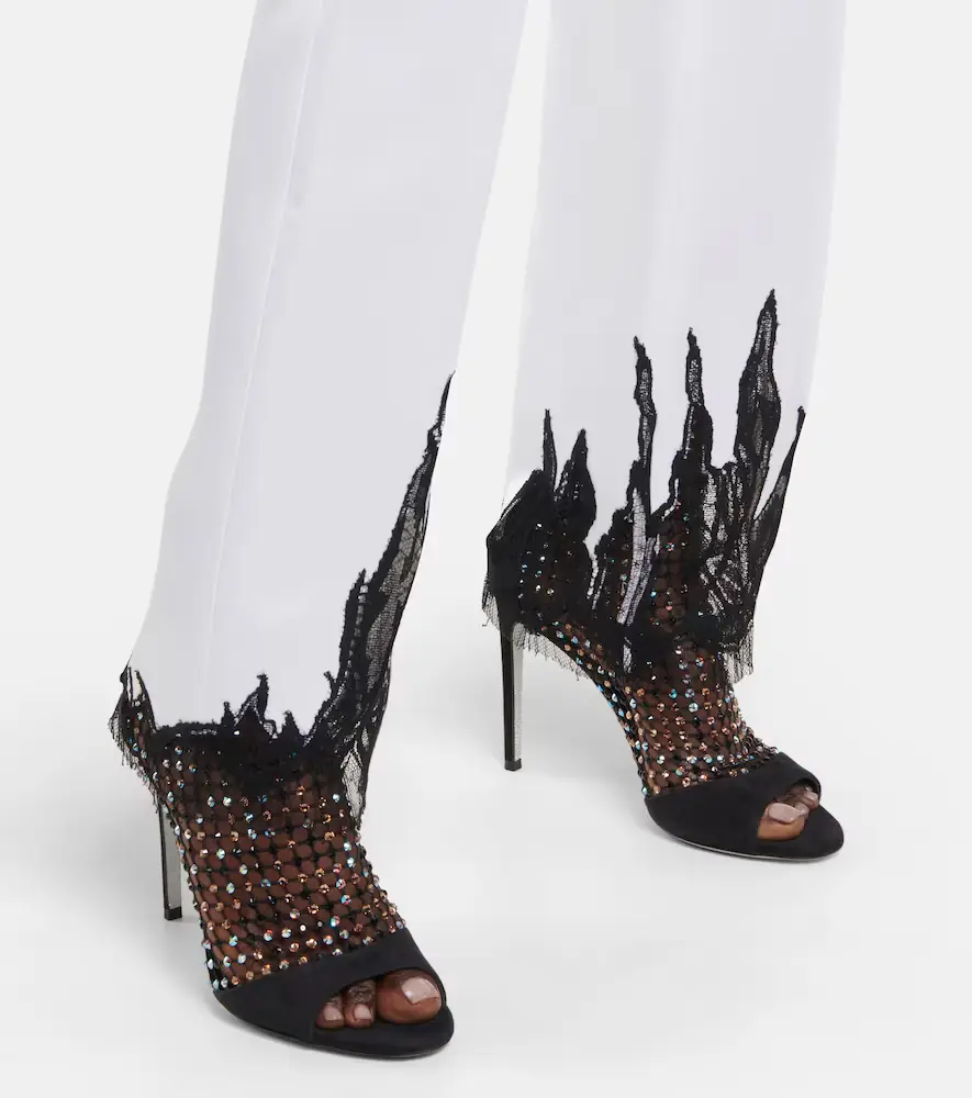 René Caovilla Galaxia embellished suede sandals | Thumbnail 5 René Caovilla Galaxia embellished suede sandals | Thumbnail 5