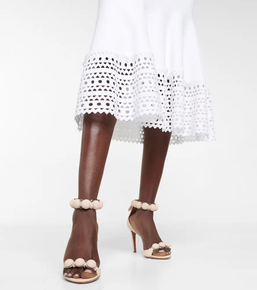 Alaïa Alaïa La Bombe 90 leather sandals | Thumbnail 6 Alaïa Alaïa La Bombe 90 leather sandals | Thumbnail 6