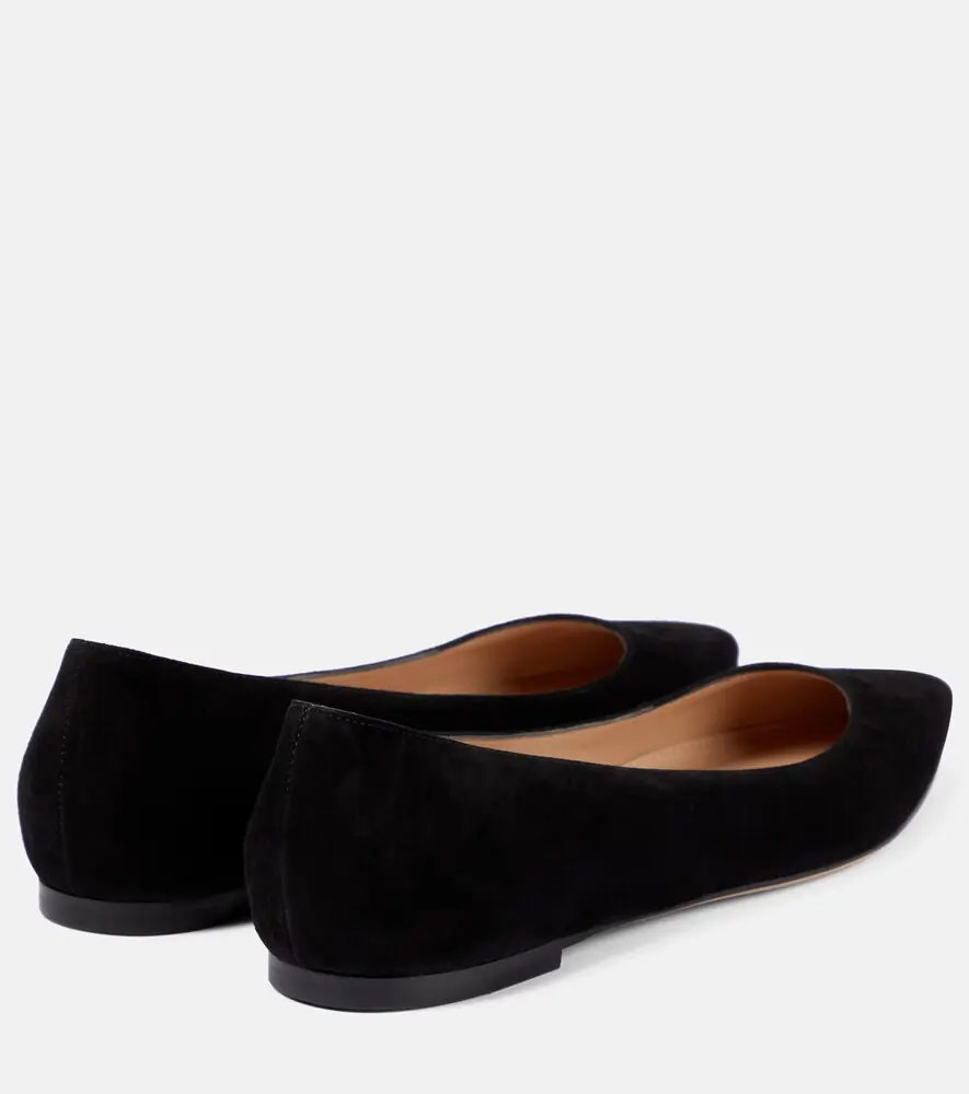 Gianvito Rossi Gianvito suede ballet flats | Thumbnail 2