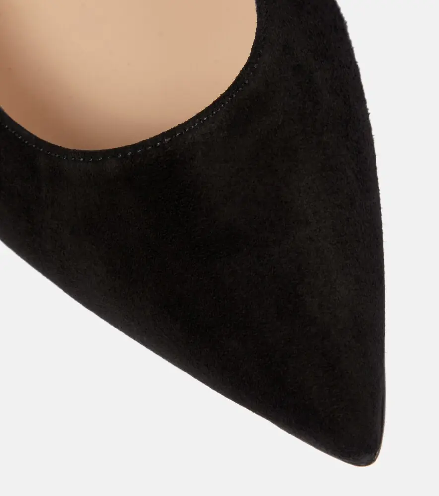 Gianvito Rossi Gianvito suede ballet flats | Thumbnail 4