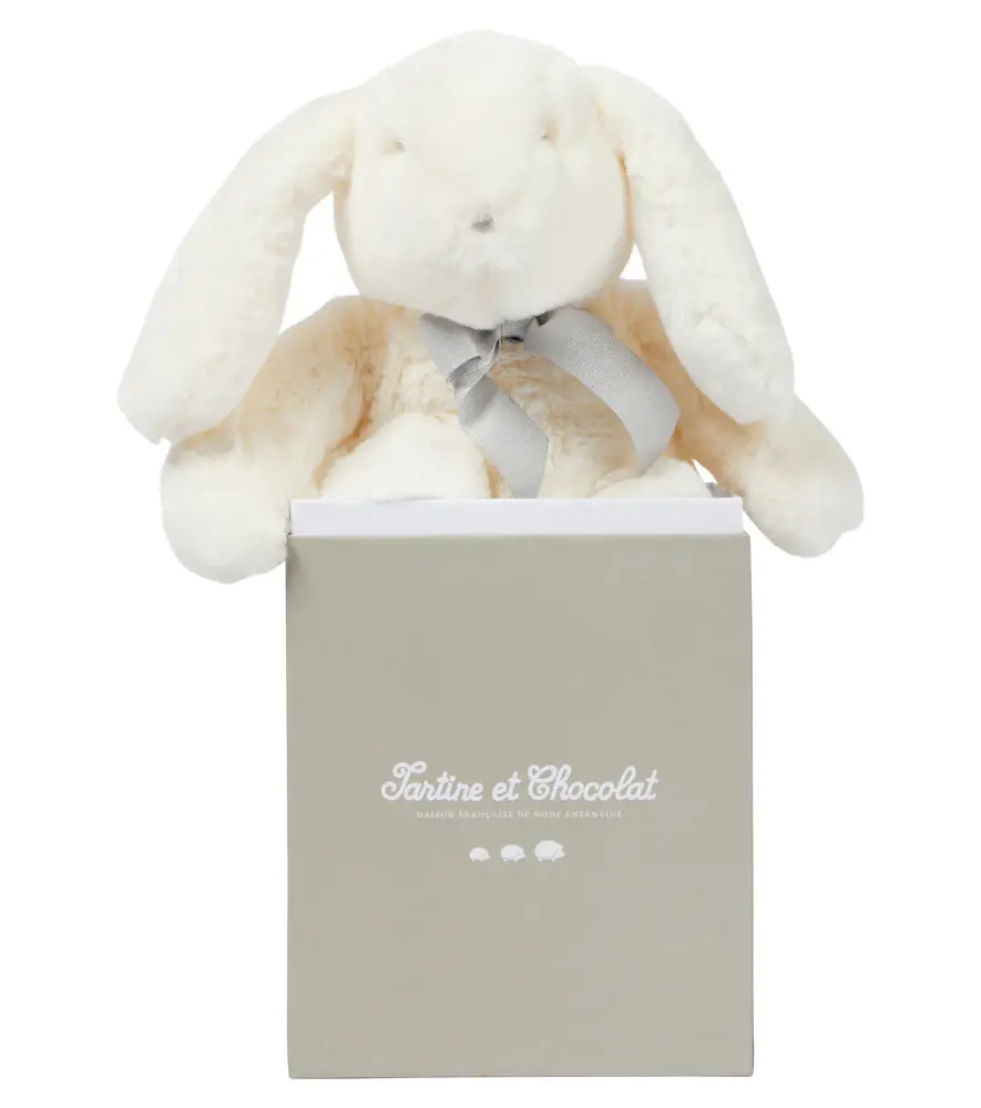 Tartine et Chocolat Baby Constance the White Rabbit stuffed animal | Thumbnail 5