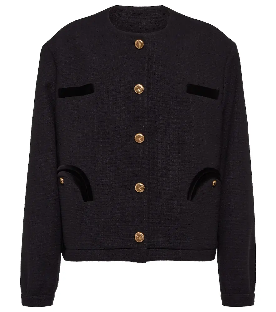 Blaze Milano Blazé Milano Gliss cotton-blend bouclé jacket | Image 1 Blaze Milano Blazé Milano Gliss cotton-blend bouclé jacket | Image 1