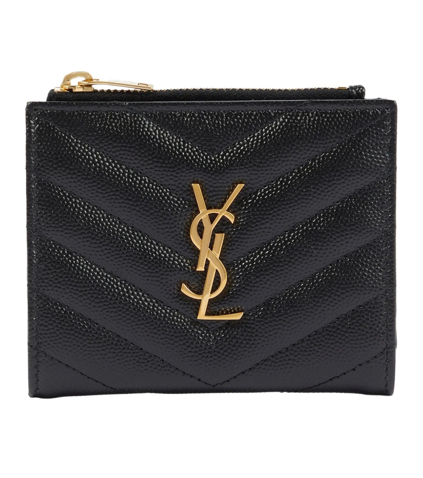 Saint Laurent Monogram zipped leather wallet