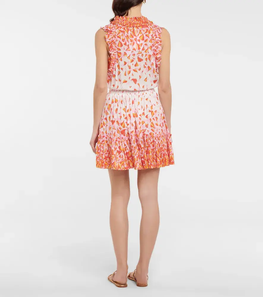 Poupette St Barth Triny printed minidress | Thumbnail 3