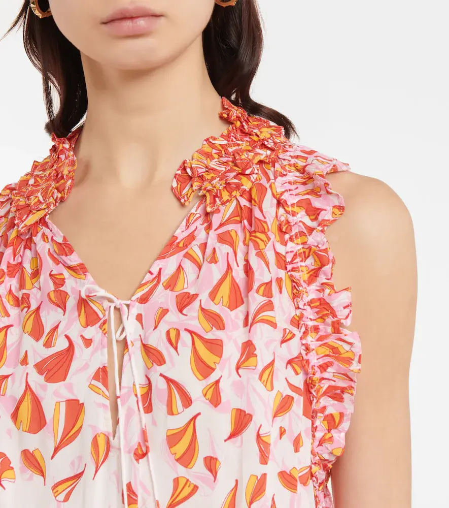 Poupette St Barth Triny printed minidress | Thumbnail 4
