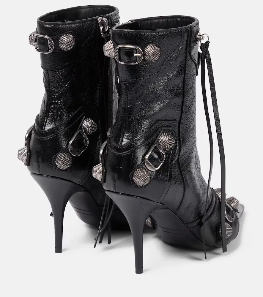 Balenciaga Cagole leather ankle boots | Thumbnail 3