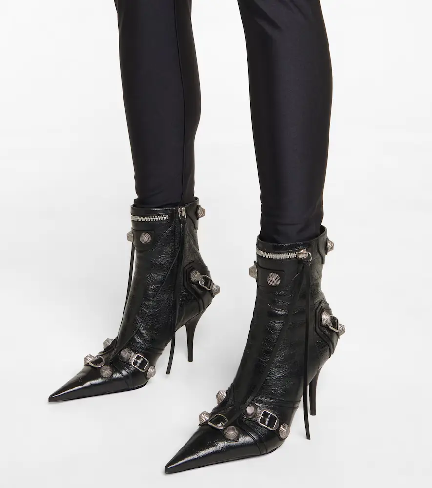Balenciaga Cagole leather ankle boots | Thumbnail 5
