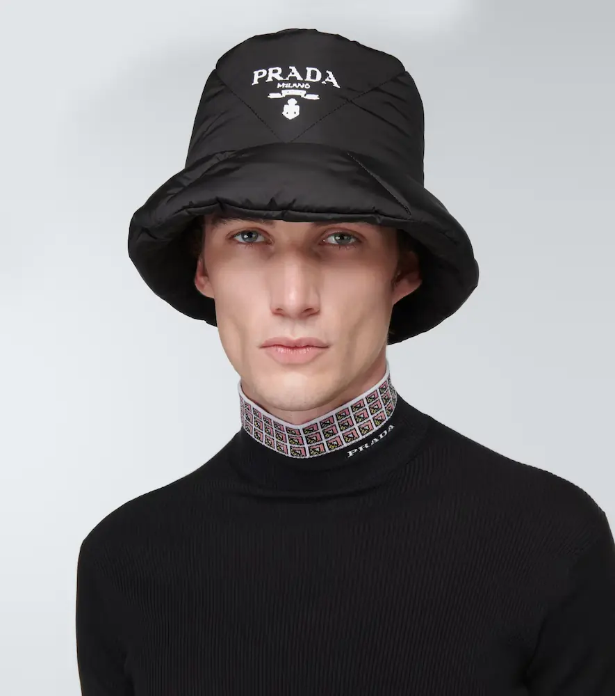 Prada Quilted Re-Nylon bucket hat | Thumbnail 3