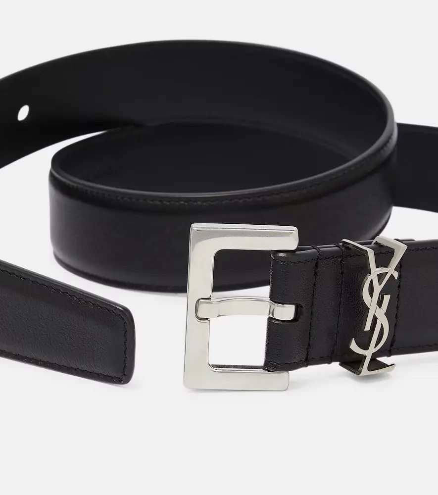 Saint Laurent Cassandre 30 leather belt | Thumbnail 2 Saint Laurent Cassandre 30 leather belt | Thumbnail 2