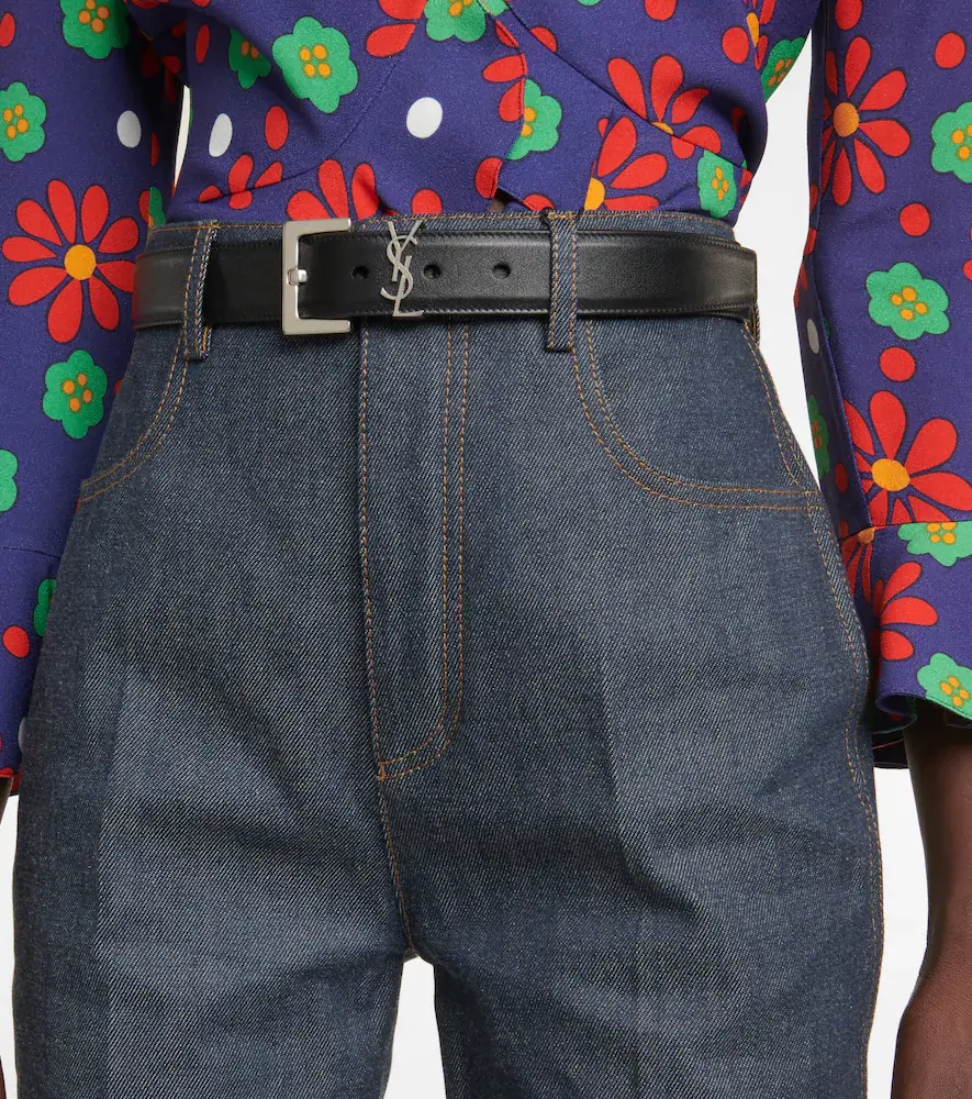 Saint Laurent Cassandre 30 leather belt | Thumbnail 3 Saint Laurent Cassandre 30 leather belt | Thumbnail 3