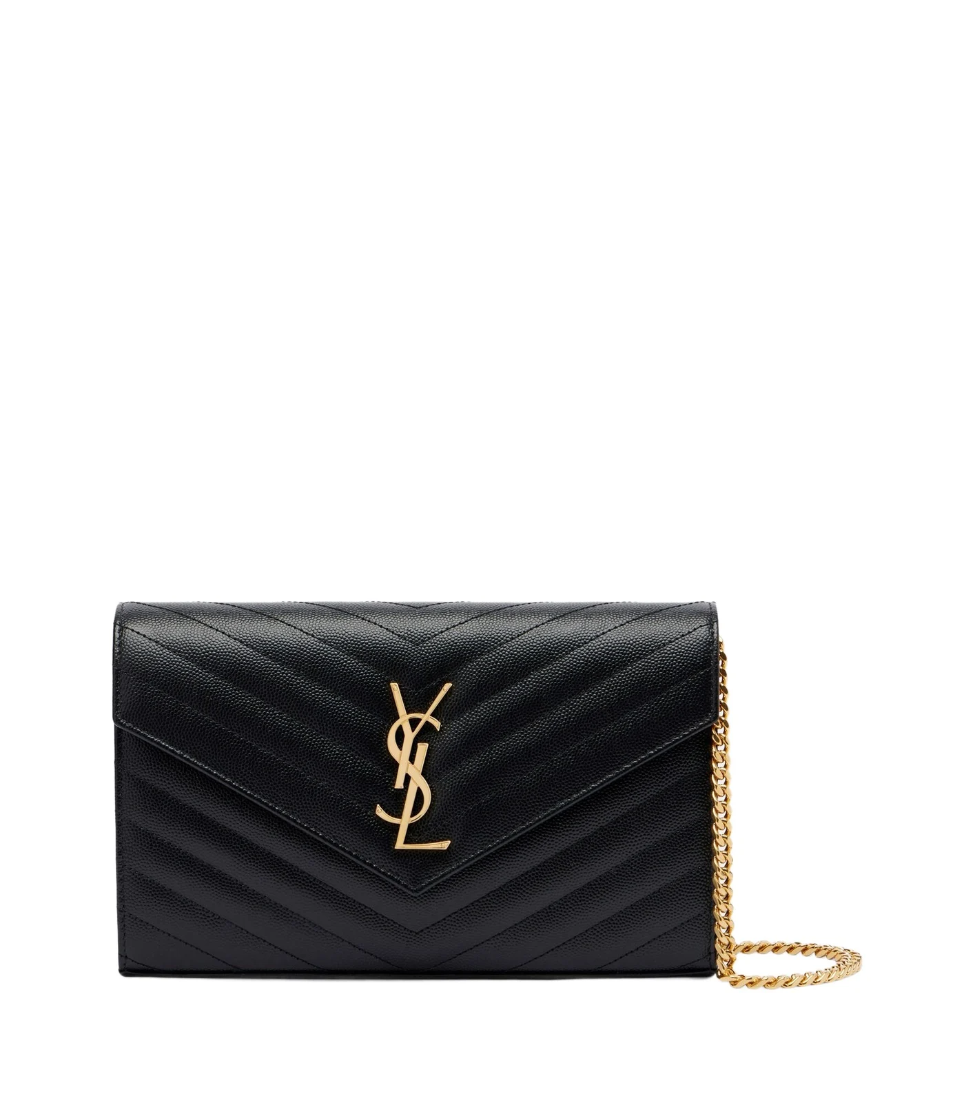 Cassandre matelassé leather wallet on chain Cassandre matelassé leather wallet on chain
