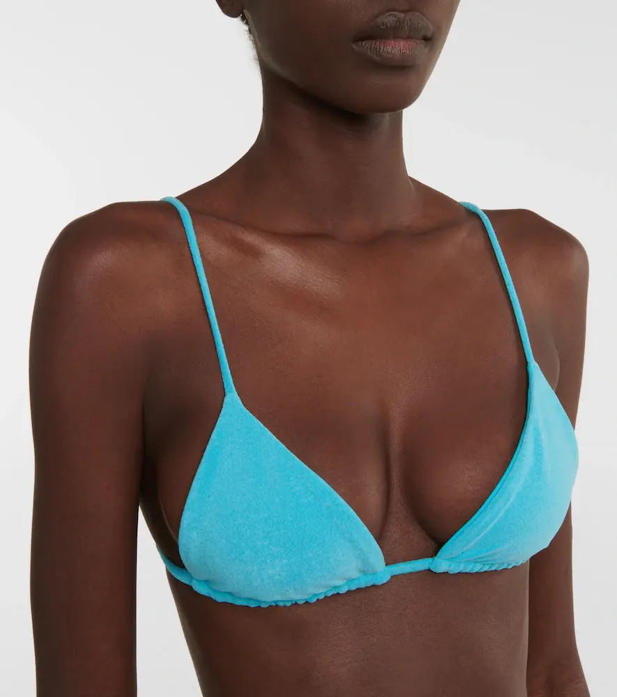 JADE SWIM Via terry triangle bikini top | Thumbnail 3 JADE SWIM Via terry triangle bikini top | Thumbnail 3