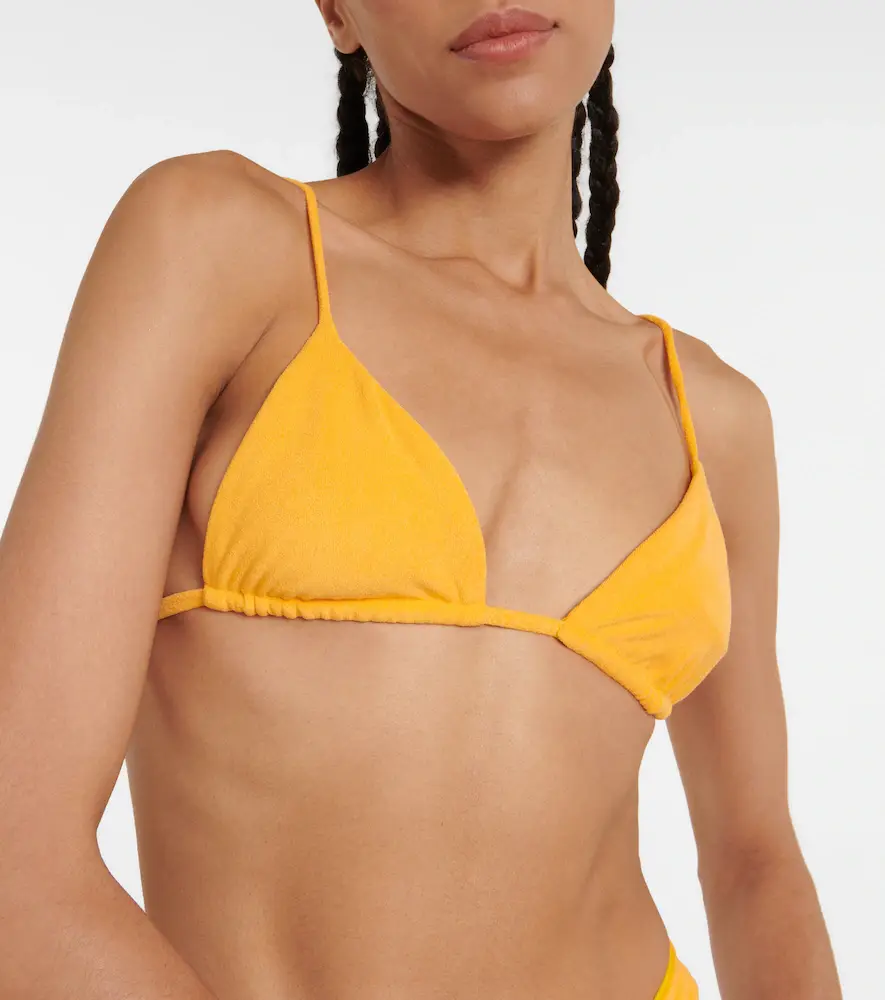 JADE SWIM Via terry triangle bikini top | Thumbnail 4 JADE SWIM Via terry triangle bikini top | Thumbnail 4