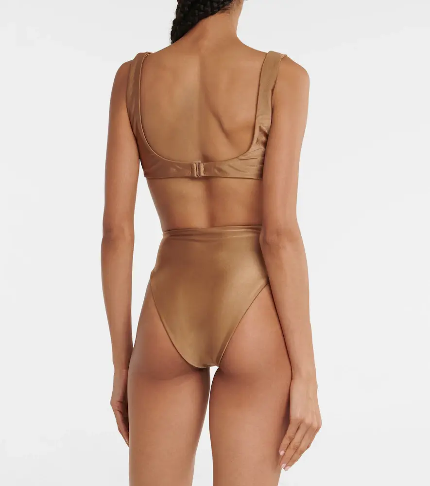 JADE SWIM Incline high-rise bikini bottoms | Thumbnail 4