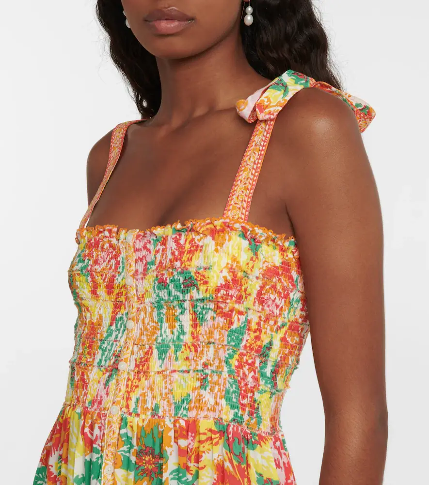 Poupette St Barth Triny printed midi dress | Thumbnail 2