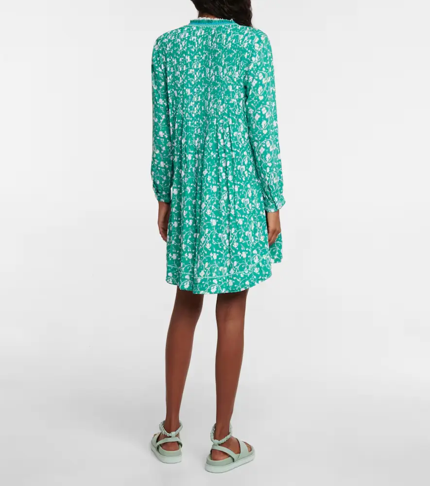Poupette St Barth Ola floral georgette minidress | Thumbnail 2