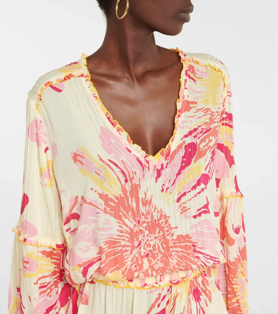 Poupette St Barth Ilona floral minidress | Thumbnail 2
