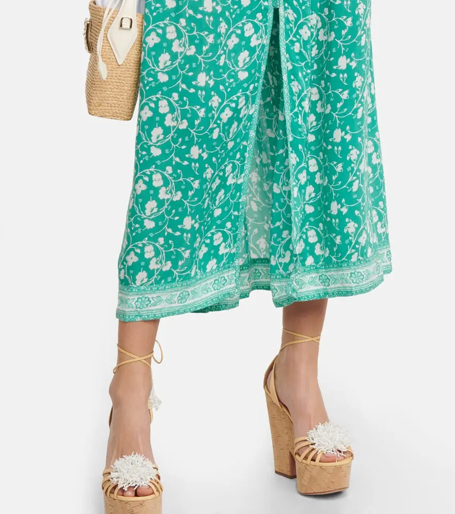 Poupette St Barth Della floral midi dress | Thumbnail 4 Poupette St Barth Della floral midi dress | Thumbnail 4