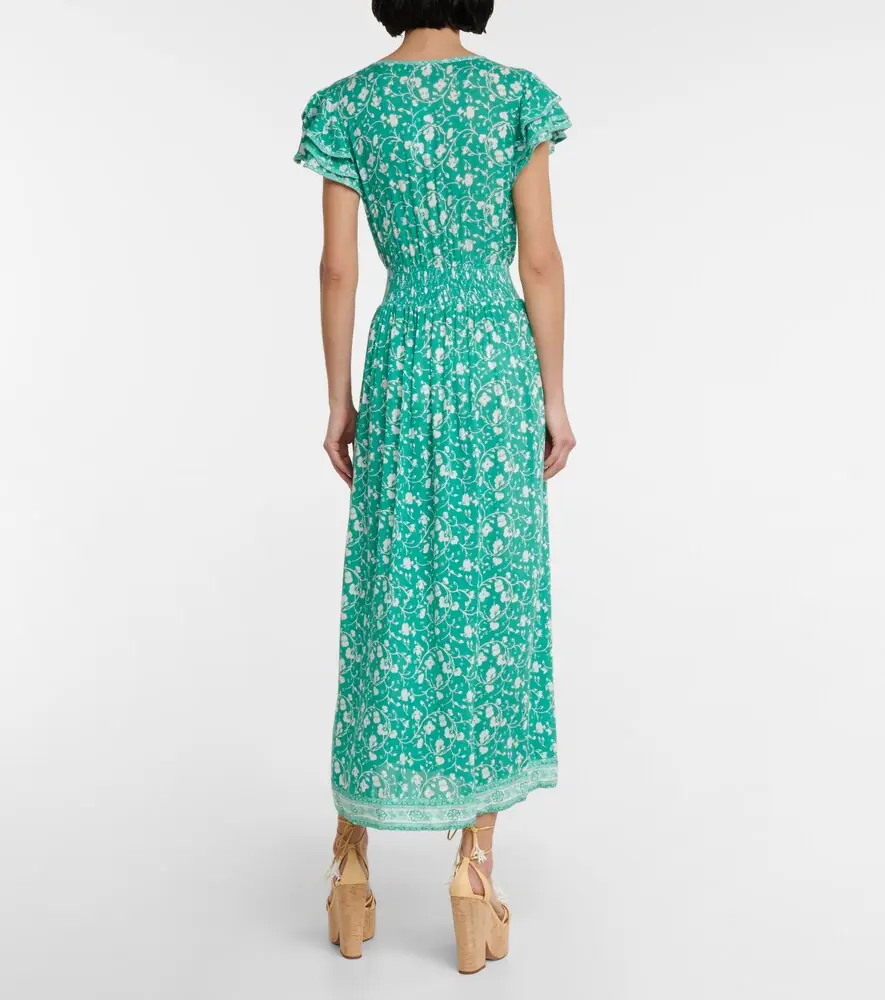 Poupette St Barth Della floral midi dress | Thumbnail 5 Poupette St Barth Della floral midi dress | Thumbnail 5